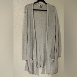 Old Navy Women's Light Gray Cardigan